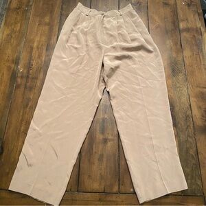 Jones New York Vintage Size 8 Pure Silk Women's Brown Pants